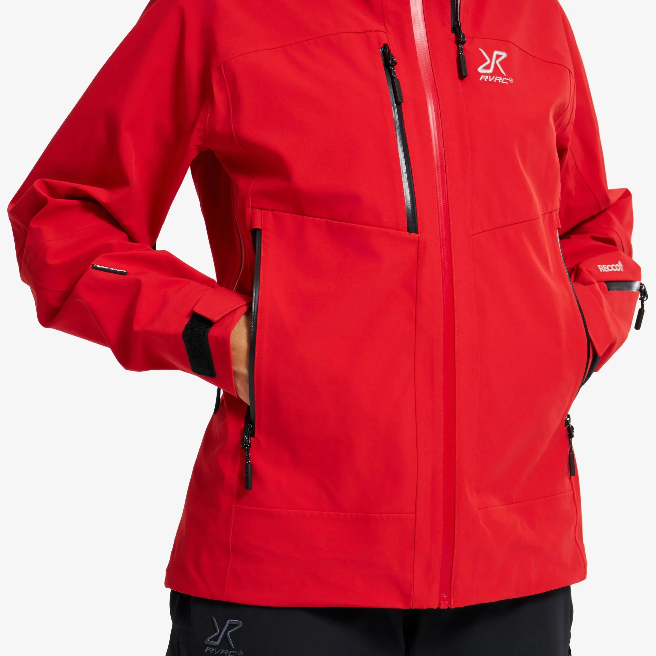 Cyclone 3L Shell Jacket Damen Aura Red