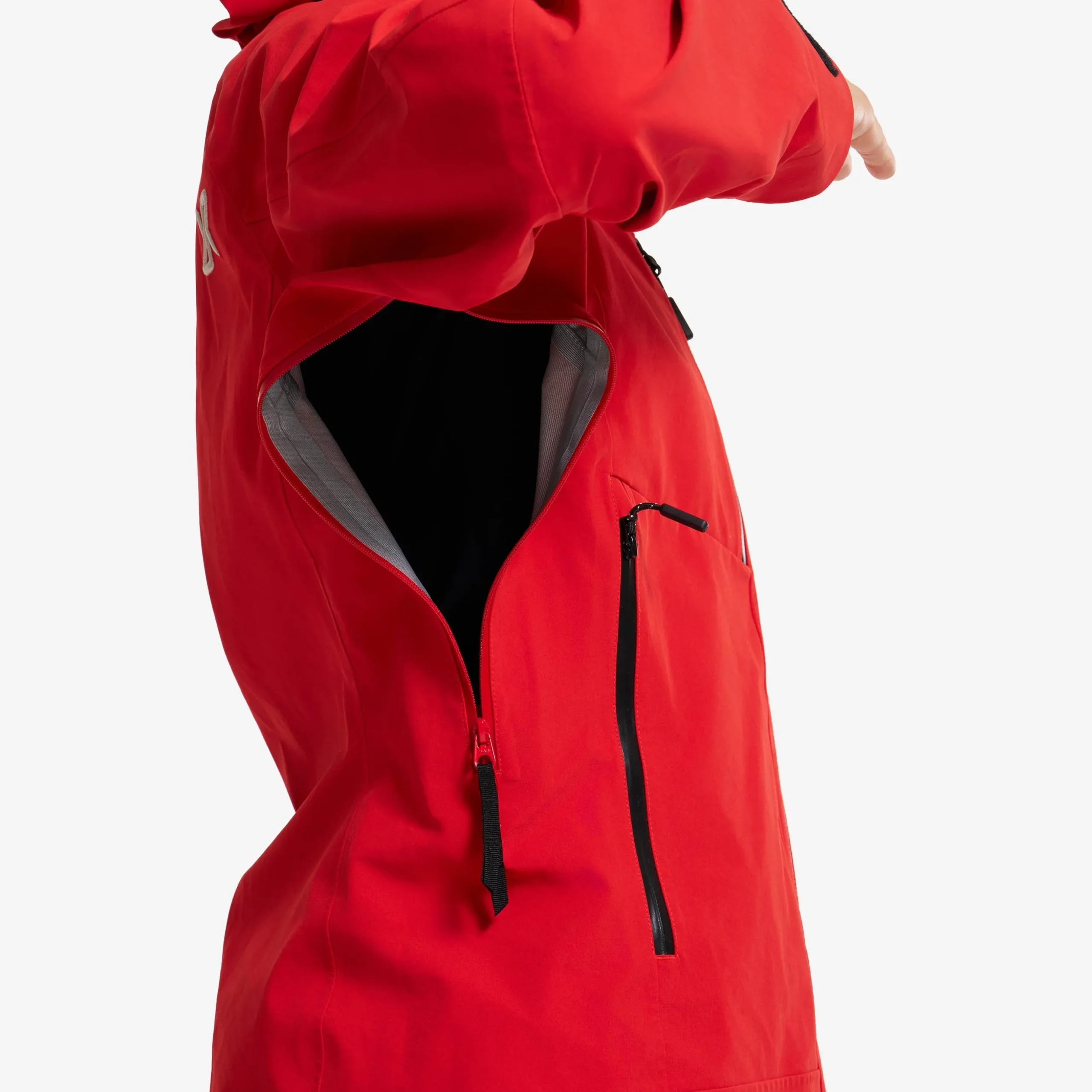 Cyclone 3L Shell Jacket Damen Aura Red