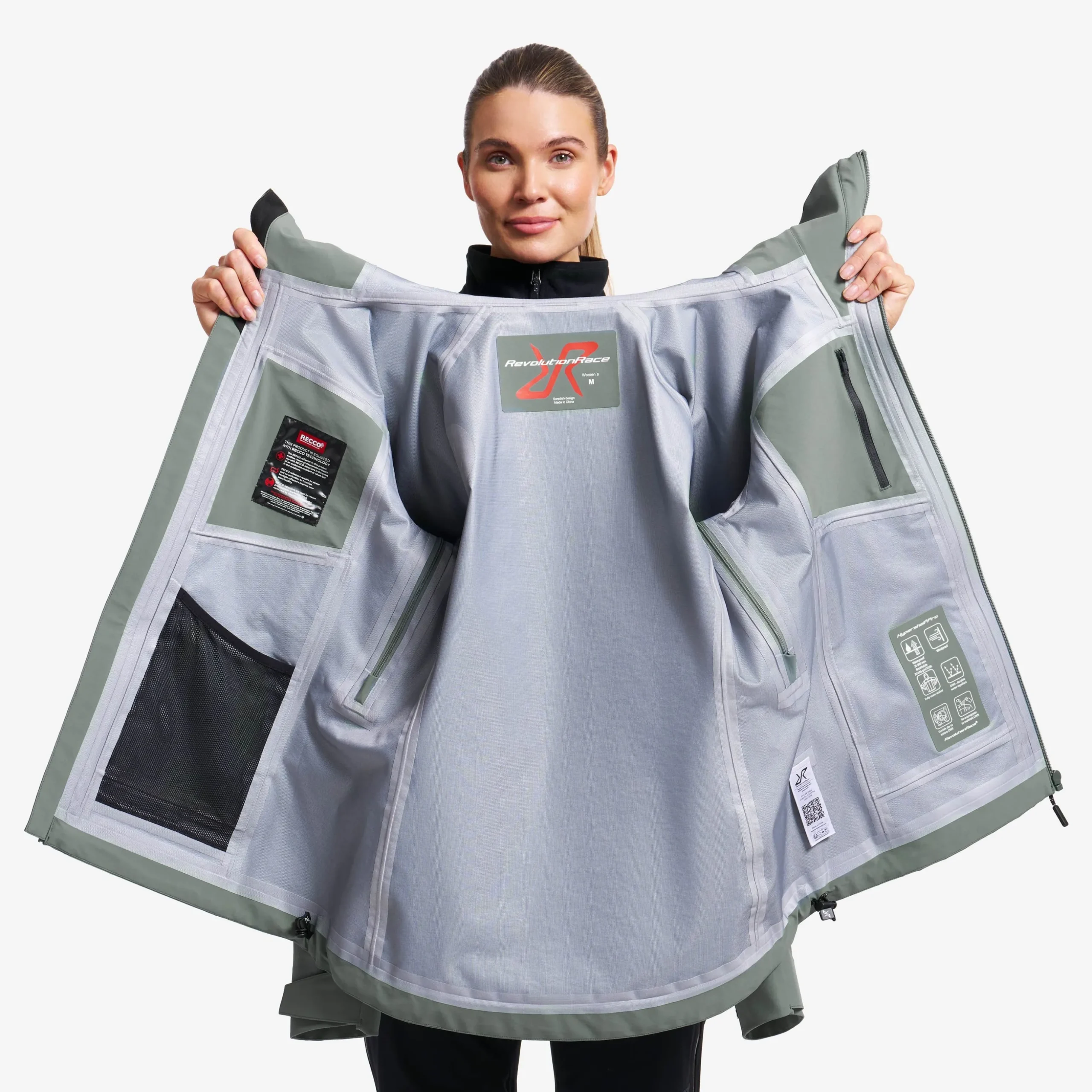 Cyclone 3L Shell Jacket Damen Balsam Green