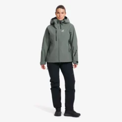 Cyclone 3L Shell Jacket Damen Balsam Green