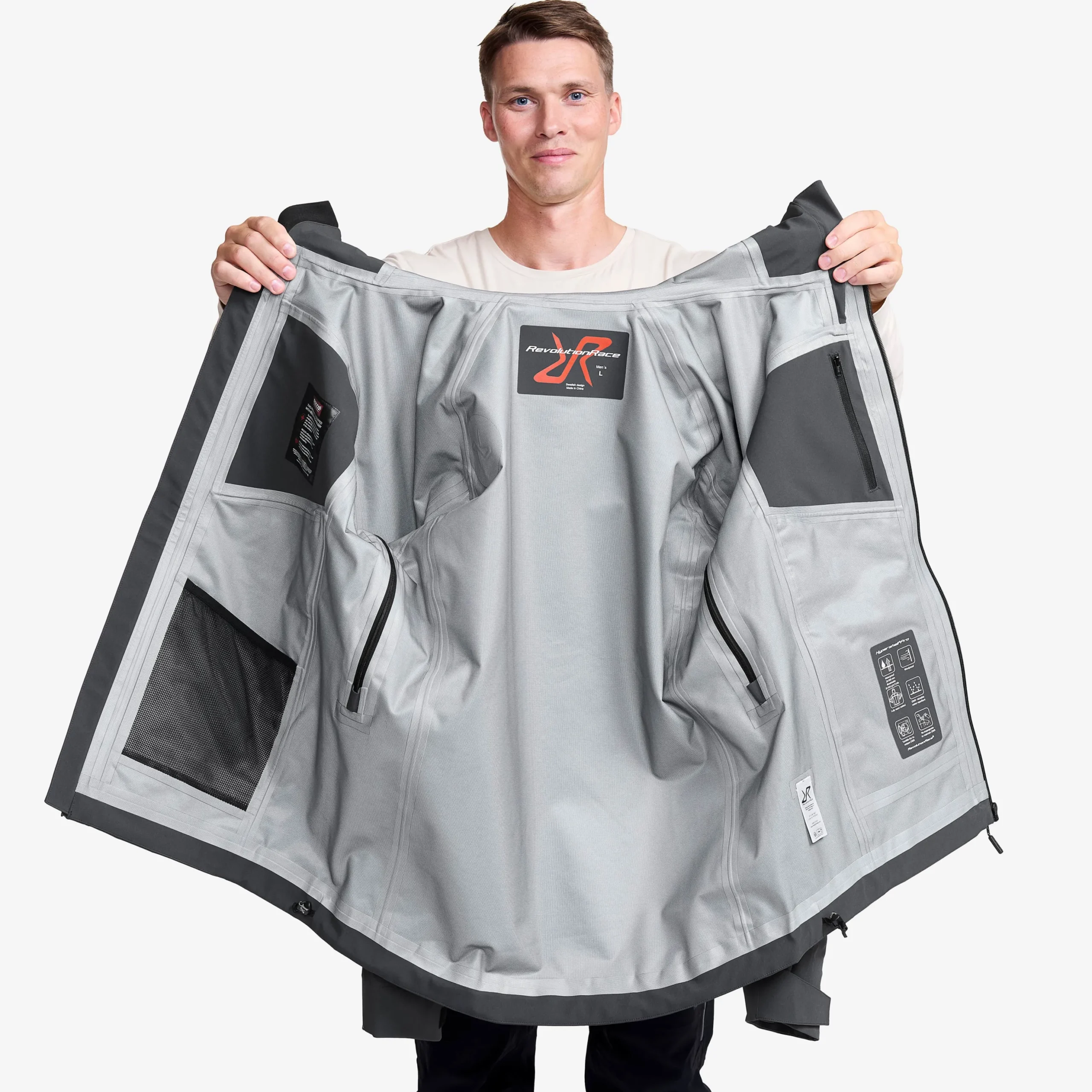 Cyclone 3L Shell Jacket Herren Anthracite