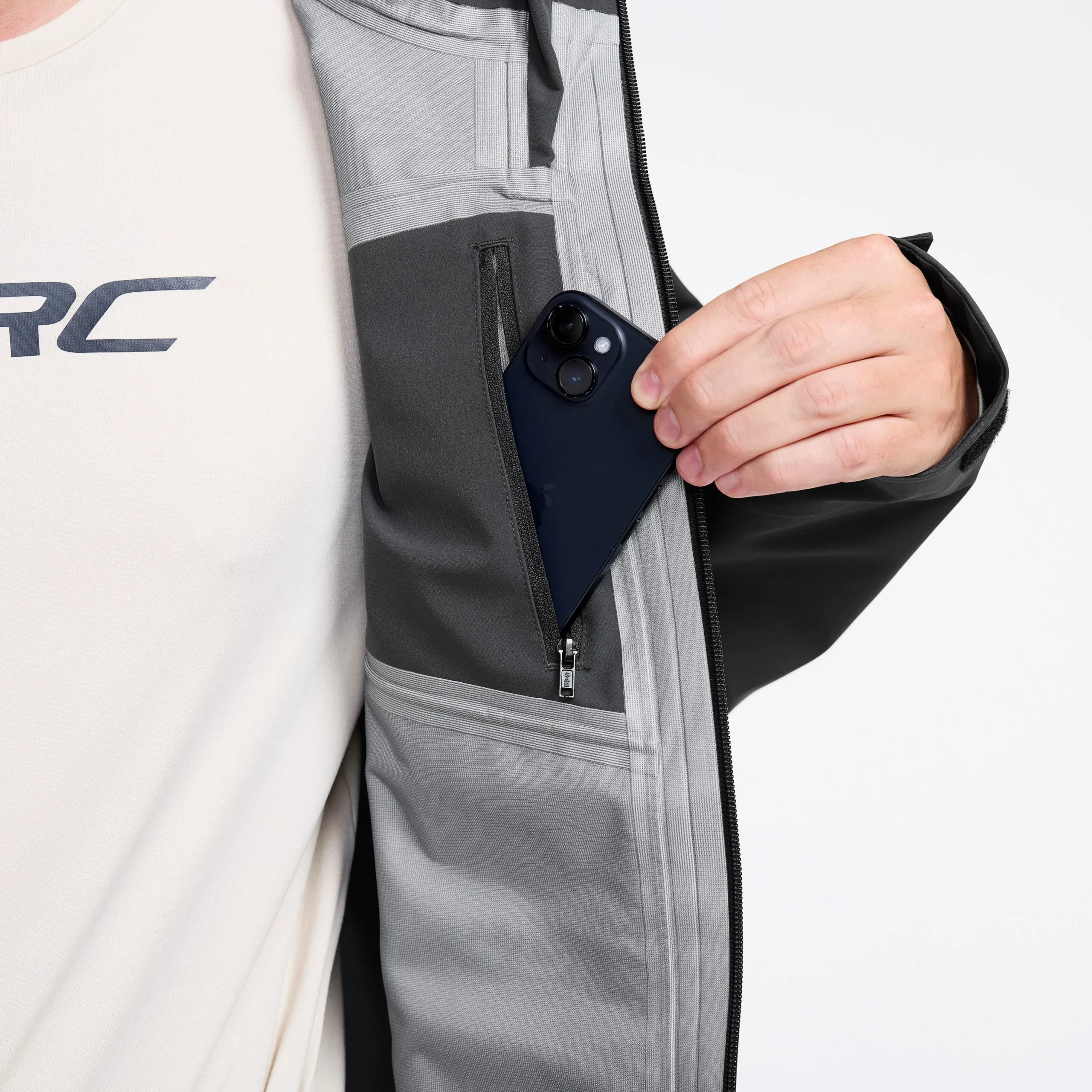 Cyclone 3L Shell Jacket Herren Anthracite