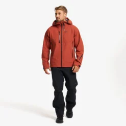 Cyclone 3L Shell Jacket Herren Rusty Orange