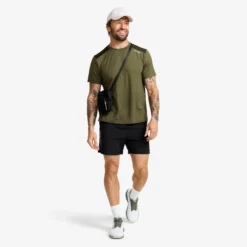 Direction Active Contrast T-shirt Herren Grape Leaf/Rosin Green
