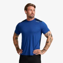 Direction Active Contrast T-shirt Herren Surf The Web/Navy