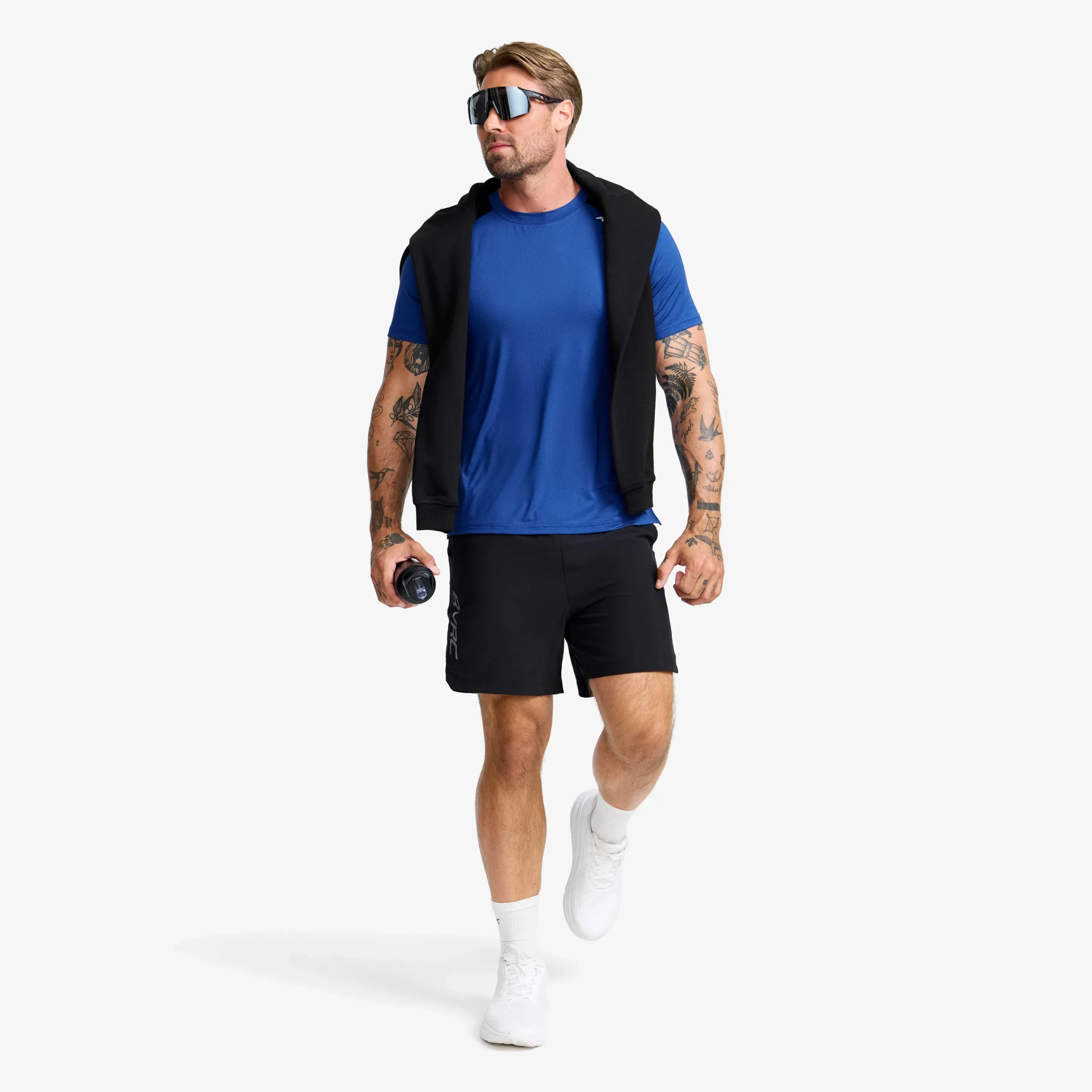 Direction Active Contrast T-shirt Herren Surf The Web/Navy