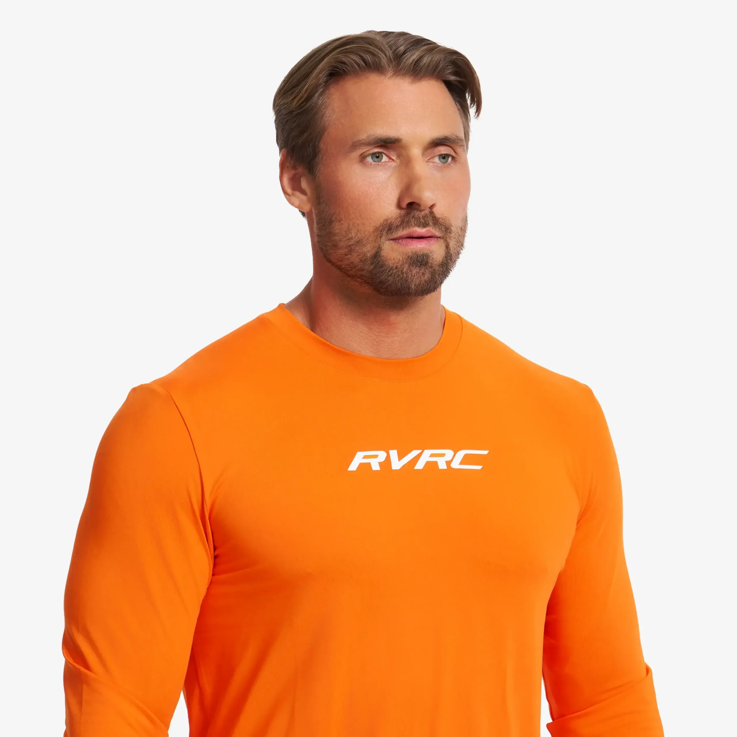 Direction Active Long-sleeved T-shirt Herren Persimmon Orange