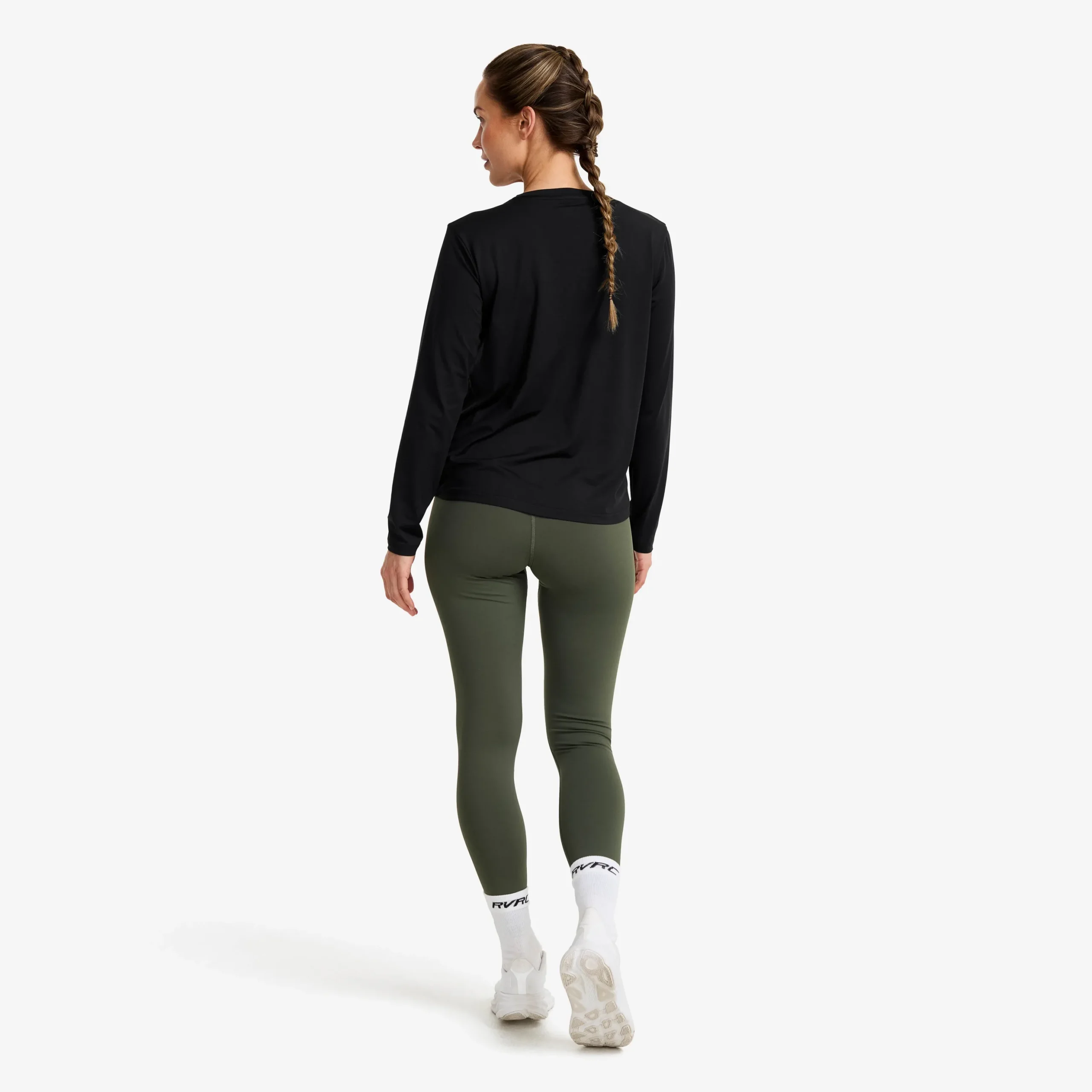 Direction Active Long-sleeved T-shirt Damen Black