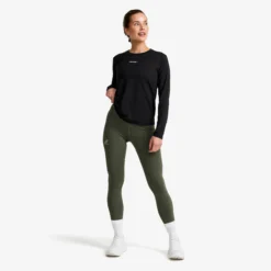 Direction Active Long-sleeved T-shirt Damen Black