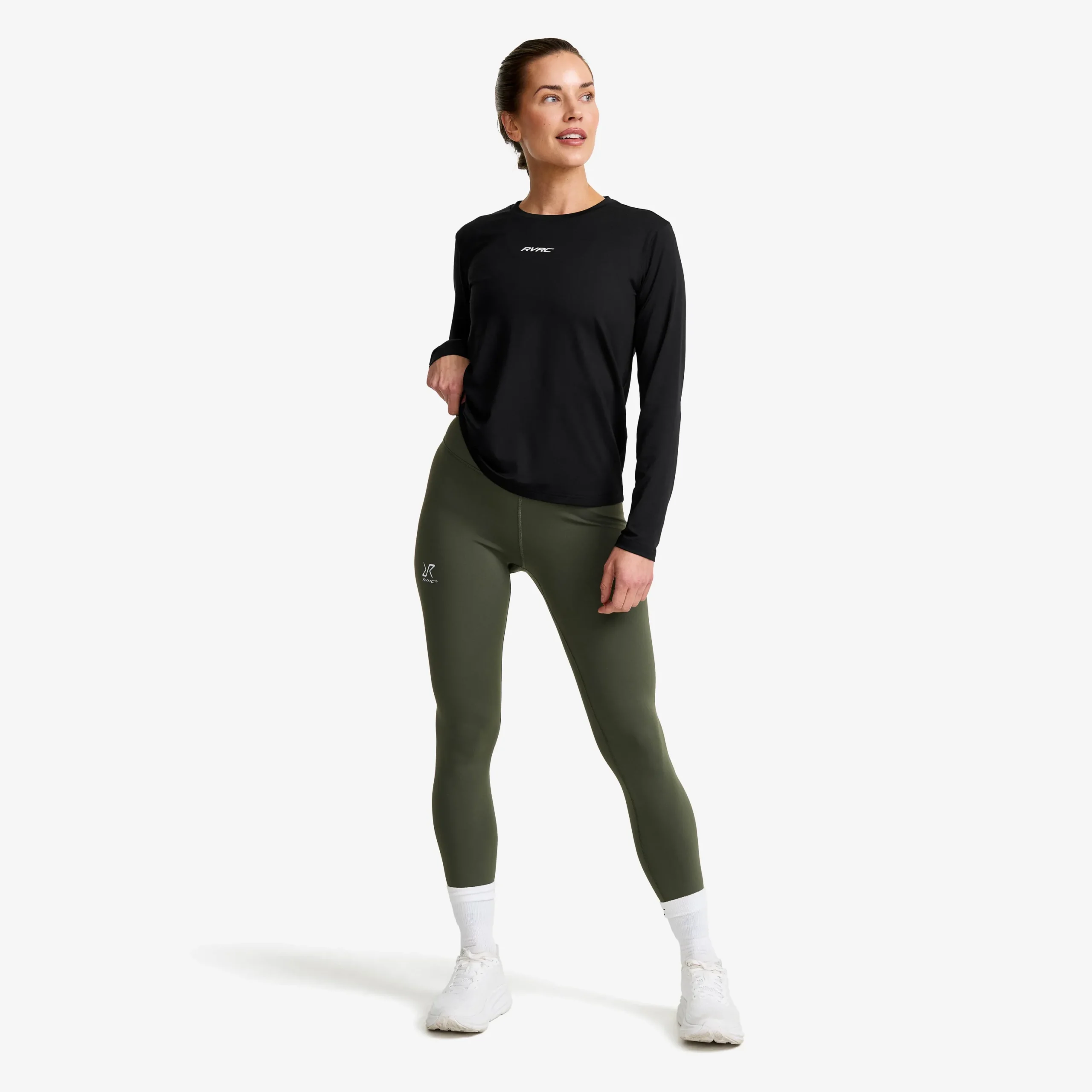 Direction Active Long-sleeved T-shirt Damen Black