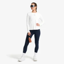 Direction Active Long-sleeved T-shirt Damen White