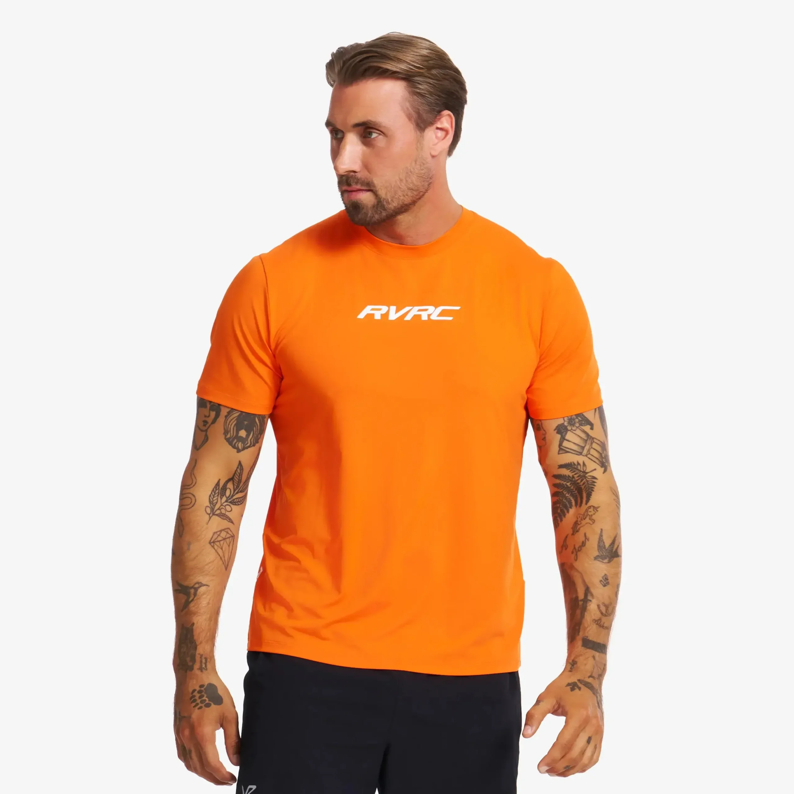 Direction Active T-shirt Herren Persimmon Orange