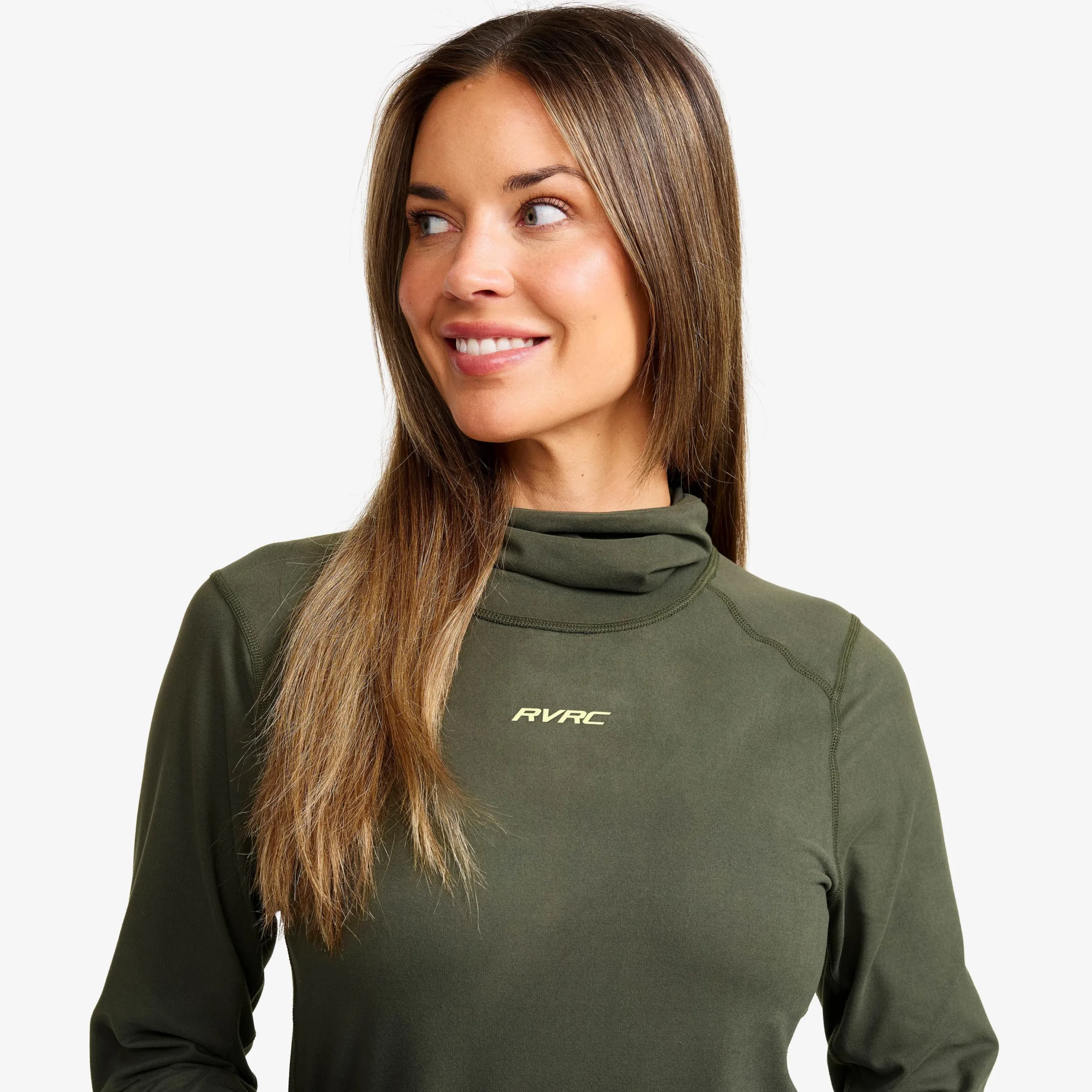 Downhill Base Layer Balaclava Top Damen Kambaba Green