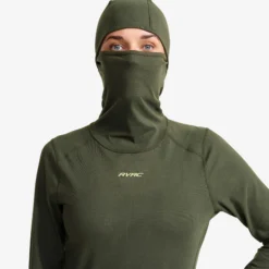 Downhill Base Layer Balaclava Top Damen Kambaba Green
