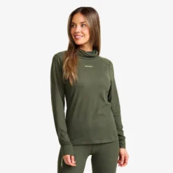 Downhill Base Layer Balaclava Top Damen Kambaba Green