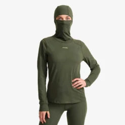 Downhill Base Layer Balaclava Top Damen Kambaba Green