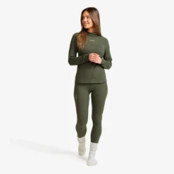 Downhill Base Layer Balaclava Top Damen Kambaba Green