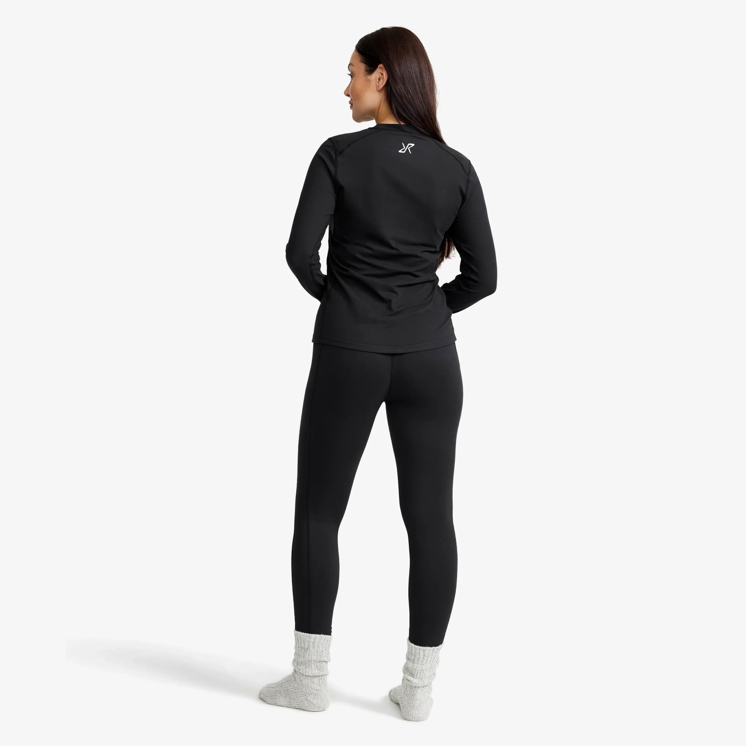 Downhill Base Layer Top Damen Black