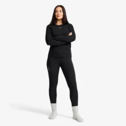Downhill Base Layer Top Damen Black