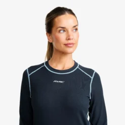 Downhill Base Layer Top Damen Deep Navy/Arona