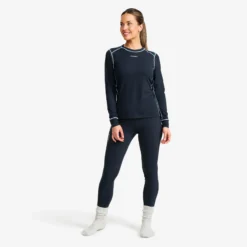 Downhill Base Layer Top Damen Deep Navy/Arona