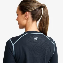 Downhill Base Layer Top Damen Deep Navy/Arona