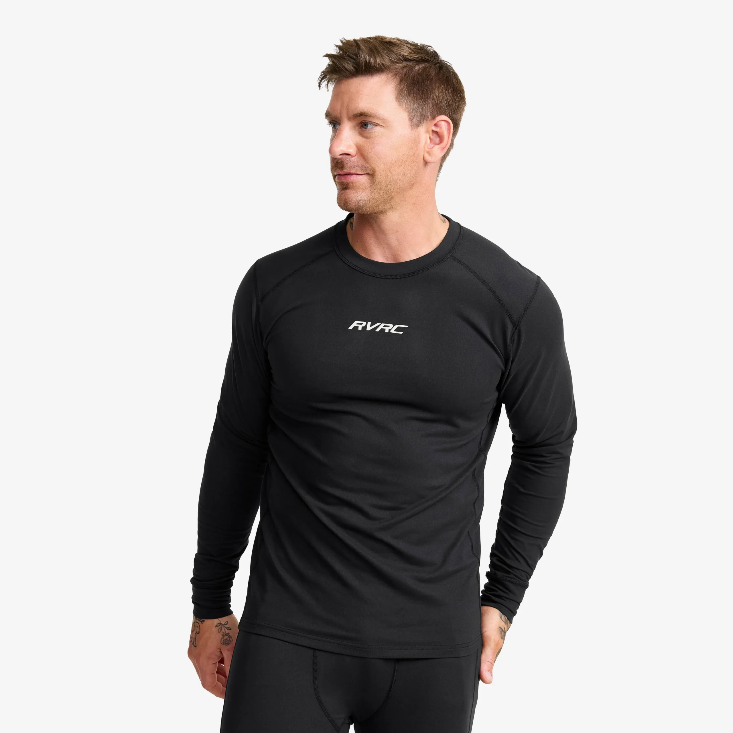 Downhill Base Layer Top Herren Black