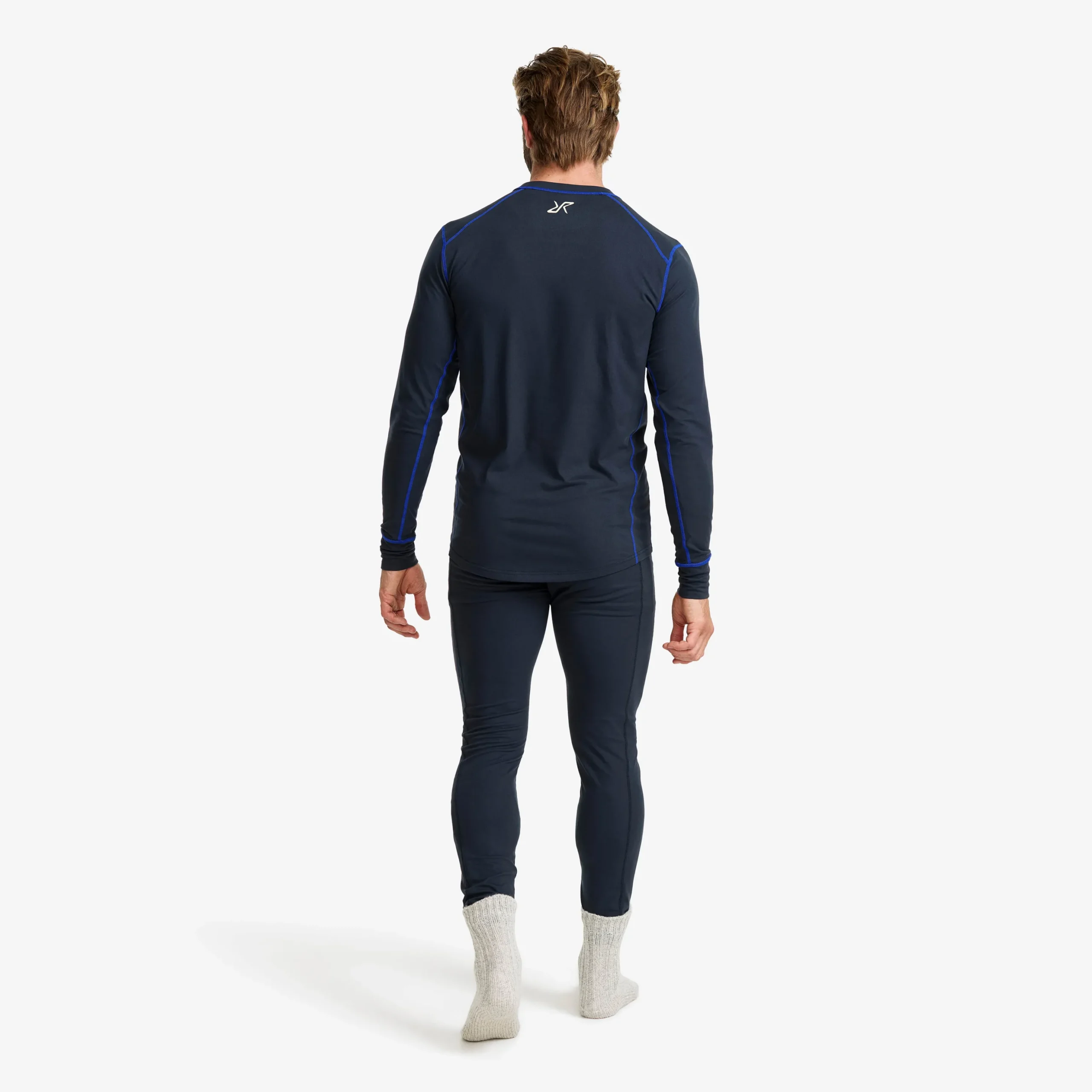 Downhill Base Layer Top Herren Deep Navy/Surf The Web