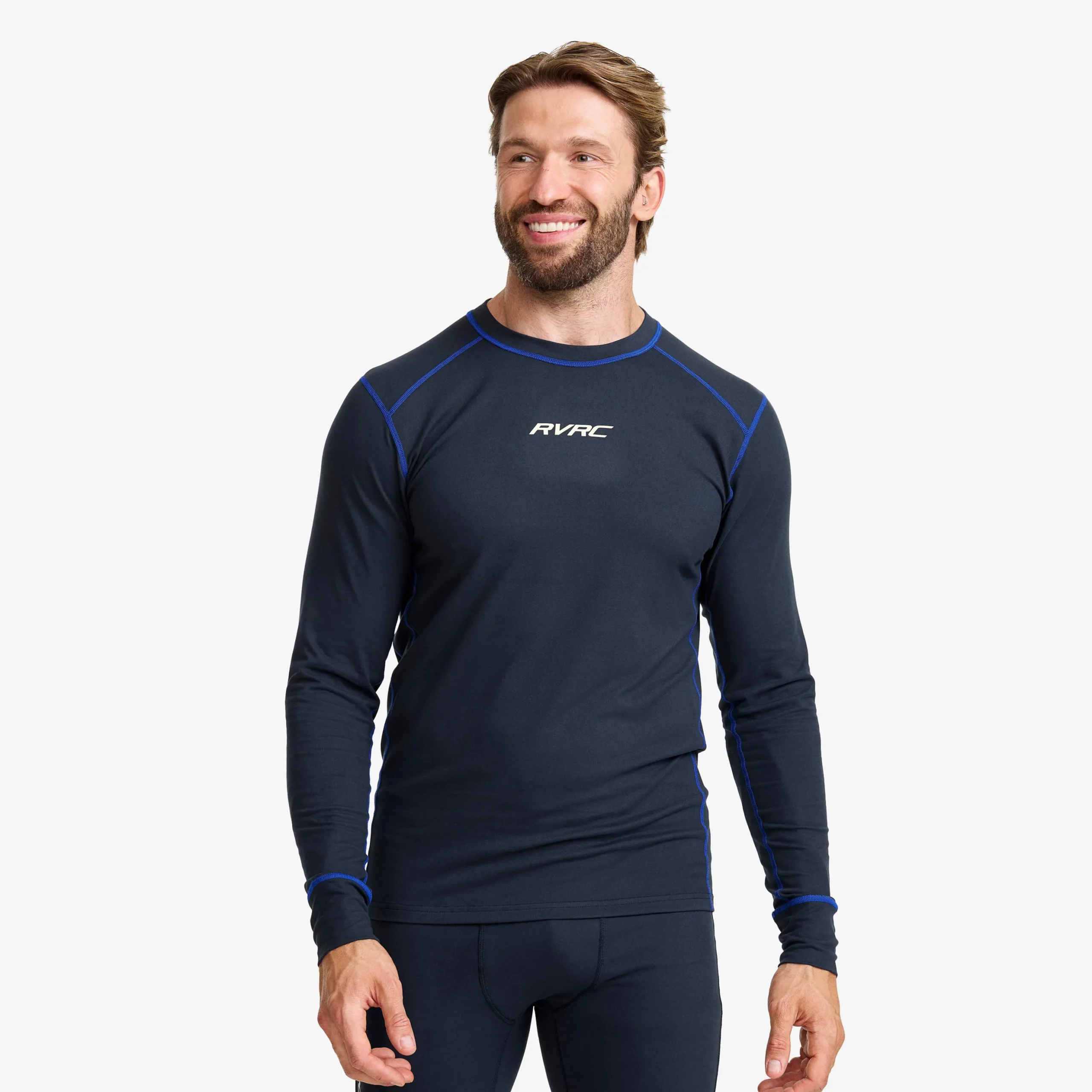 Downhill Base Layer Top Herren Deep Navy/Surf The Web