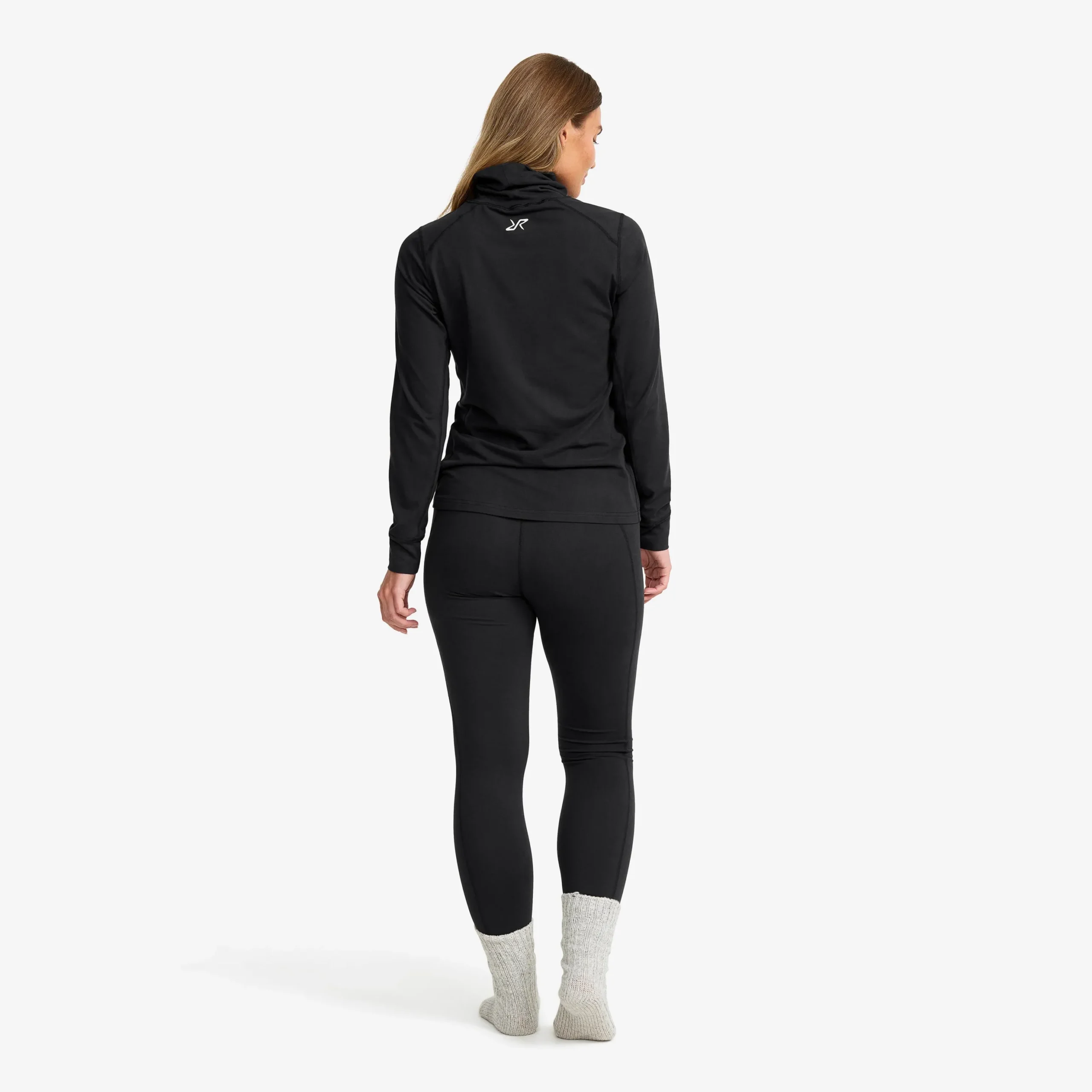 Downhill Base Layer Turtleneck Top Damen Black