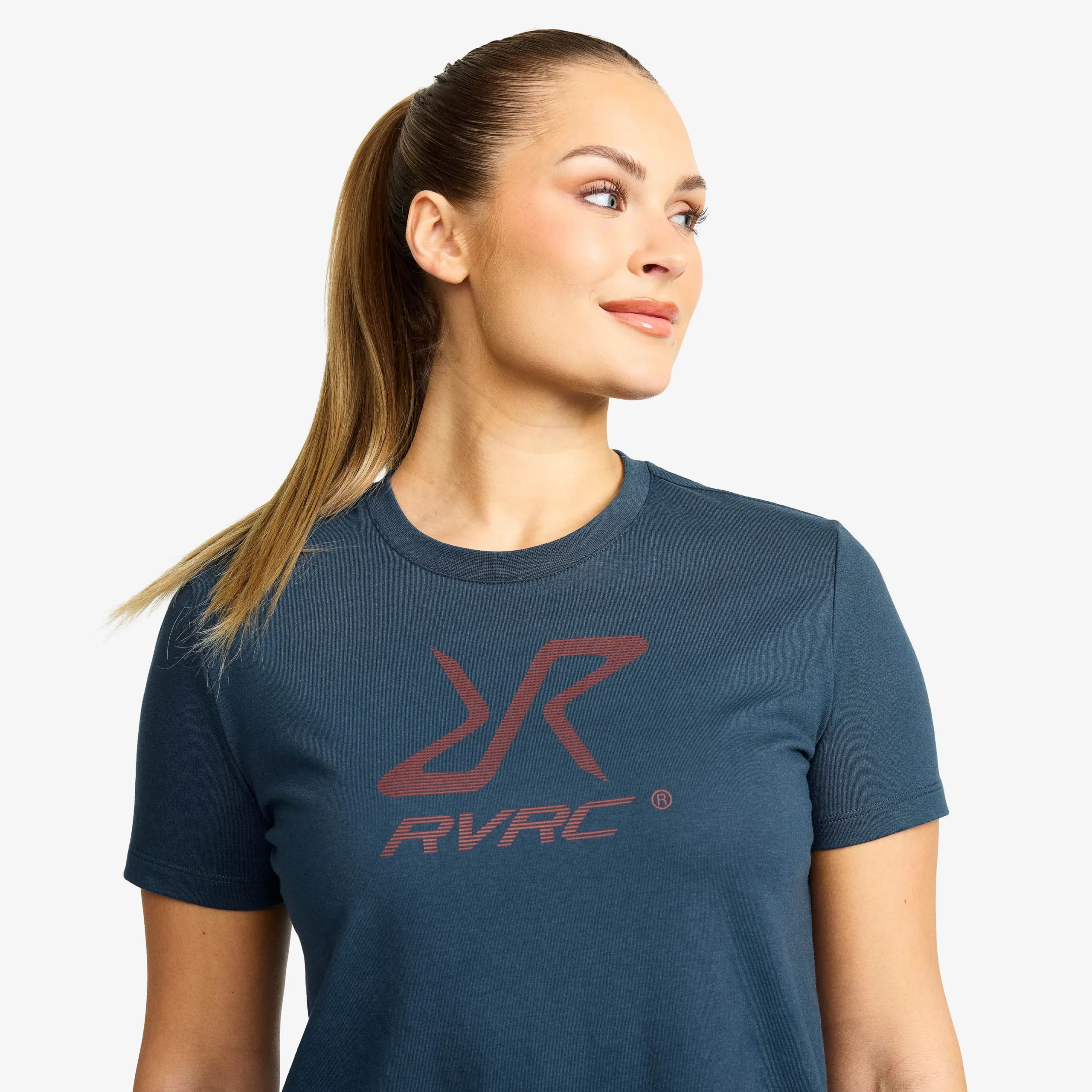 Easy Graphic Logo T-shirt Damen Moonlit Ocean