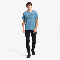 Easy Graphic Logo T-Shirt Herren Captain's Blue