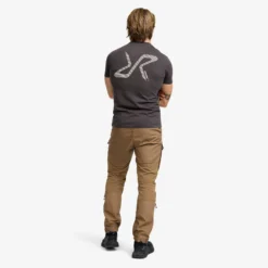 Easy Graphic Logo T-shirt Slim Fit Herren Anthracite