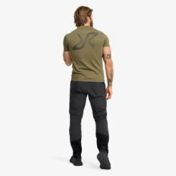 Easy Graphic Logo T-shirt Slim Fit Herren Burnt Olive