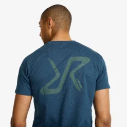 Easy Graphic Logo T-shirt Slim Fit Herren Moonlit Ocean