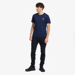 Easy Graphic Logo T-shirt Slim Fit Herren Deep Navy