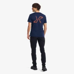 Easy Graphic Logo T-shirt Slim Fit Herren Deep Navy