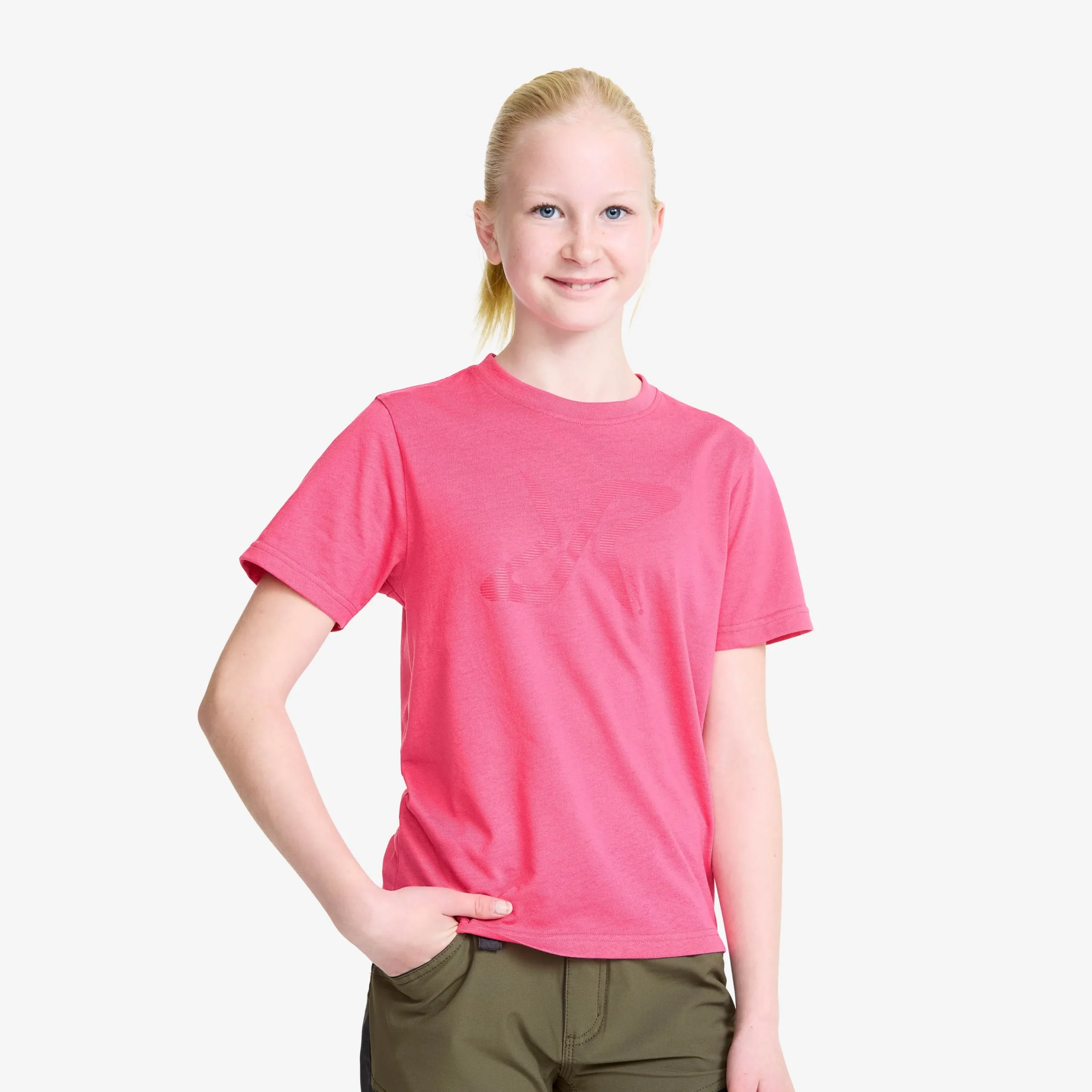 Easy Graphic Logo T-shirt Teens Fandango Pink