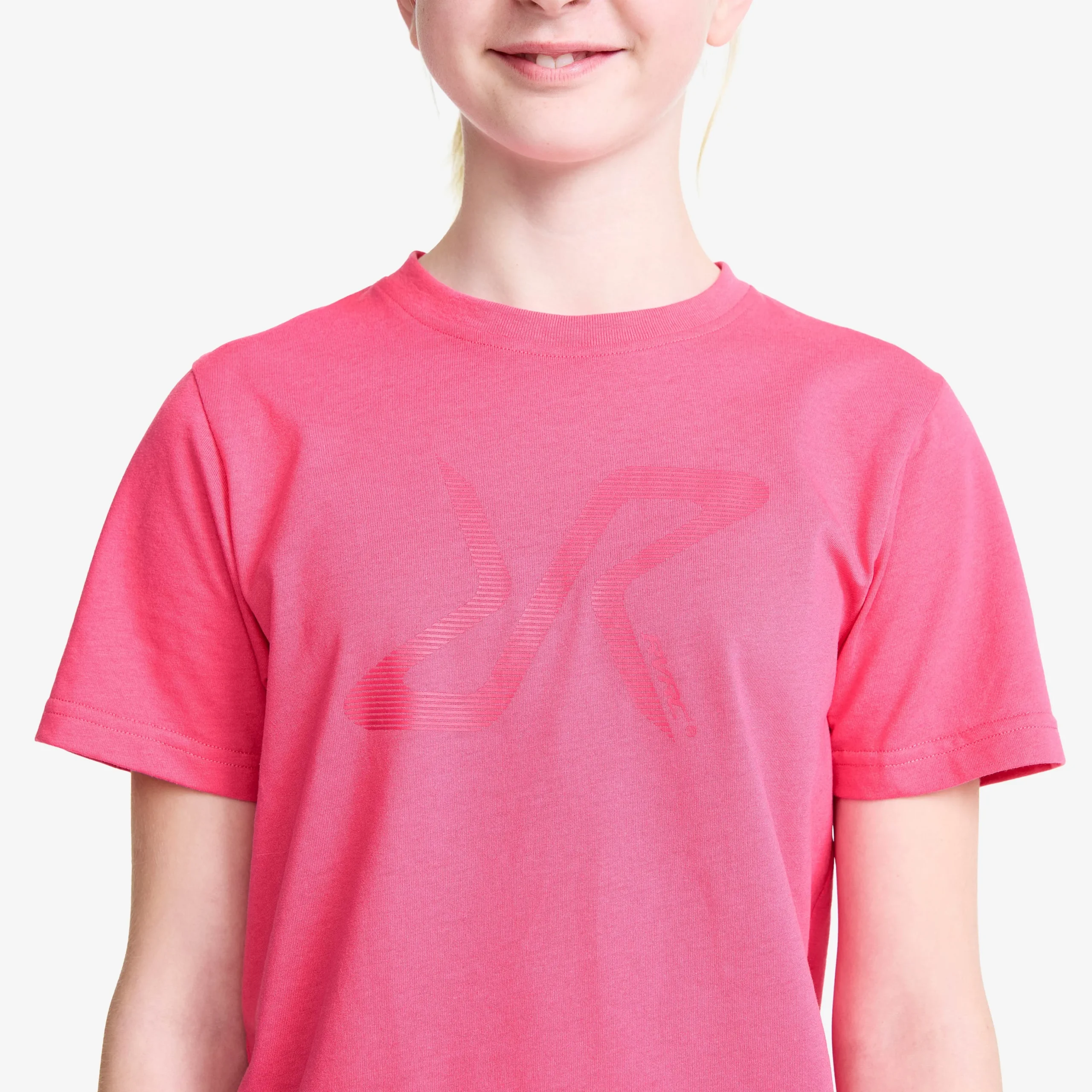 Easy Graphic Logo T-shirt Teens Fandango Pink