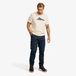 Easy Graphic Mount Lines T-shirt Herren Oatmeal