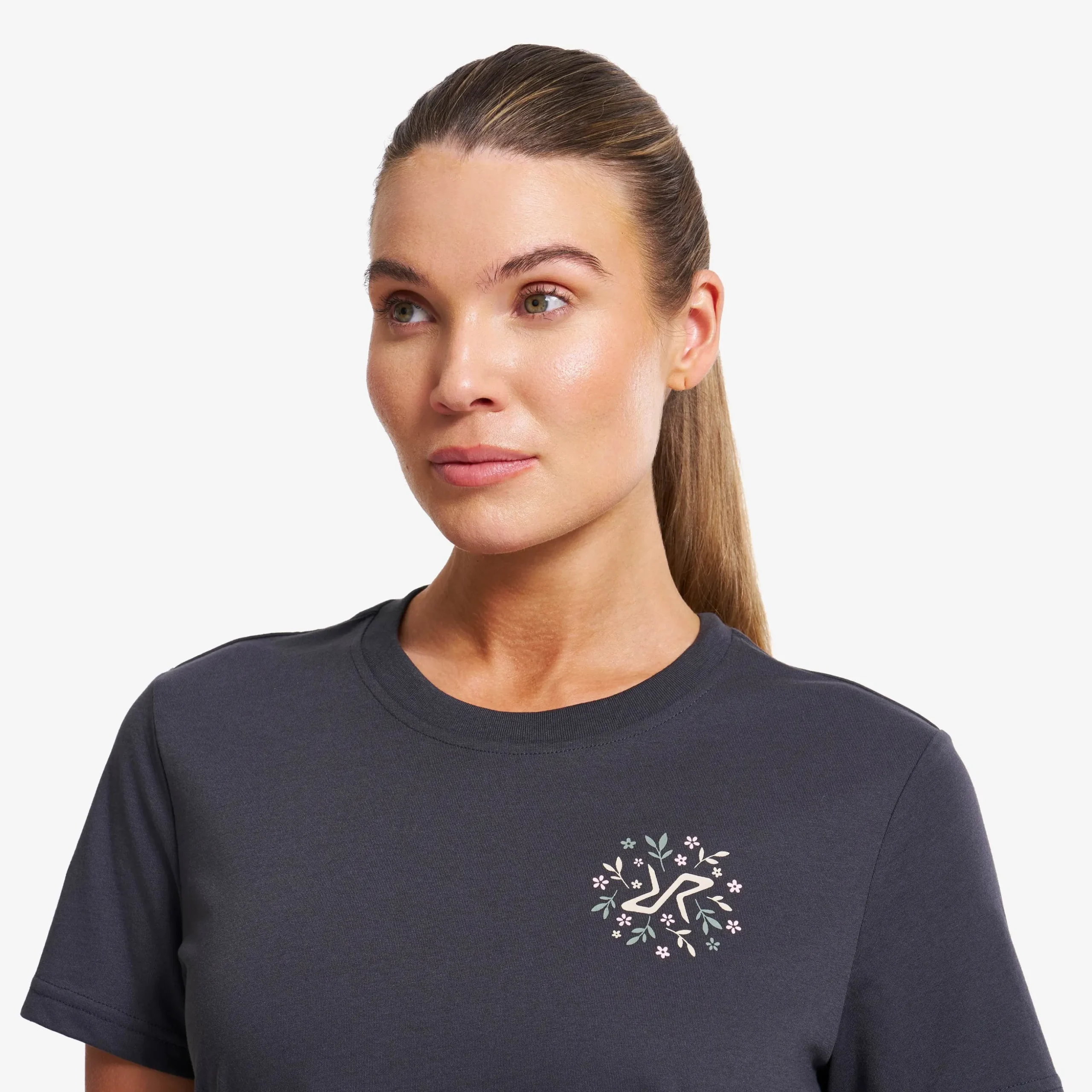 Easy Graphic T-shirt Damen Anthracite