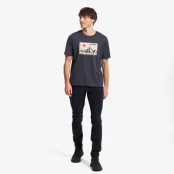 Easy Graphic T-shirt Herren Anthracite