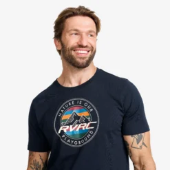 Easy Graphic T-shirt Herren Deep Navy