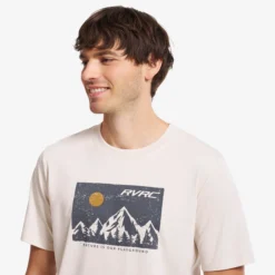 Easy Graphic T-shirt Herren Oatmeal