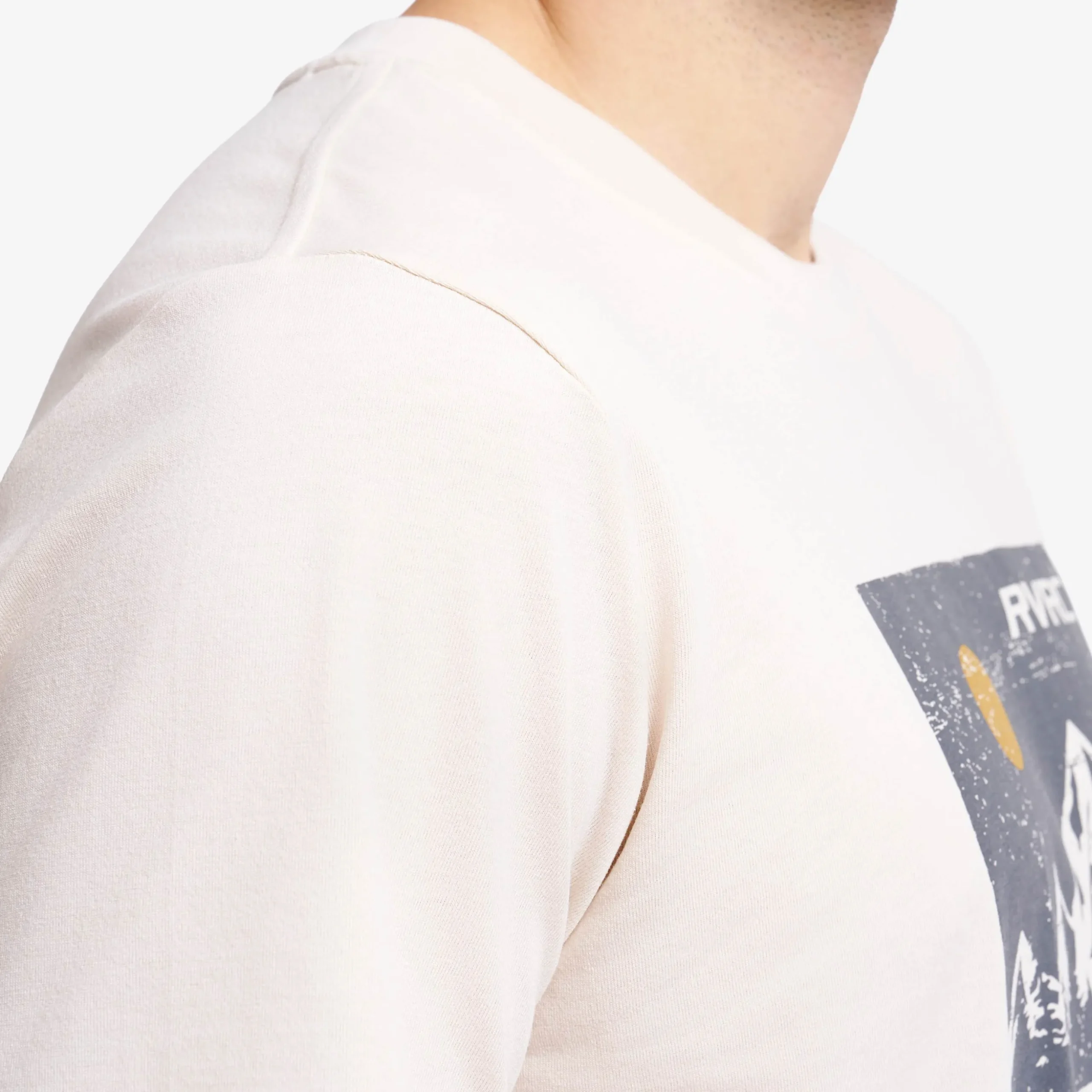 Easy Graphic T-shirt Herren Oatmeal