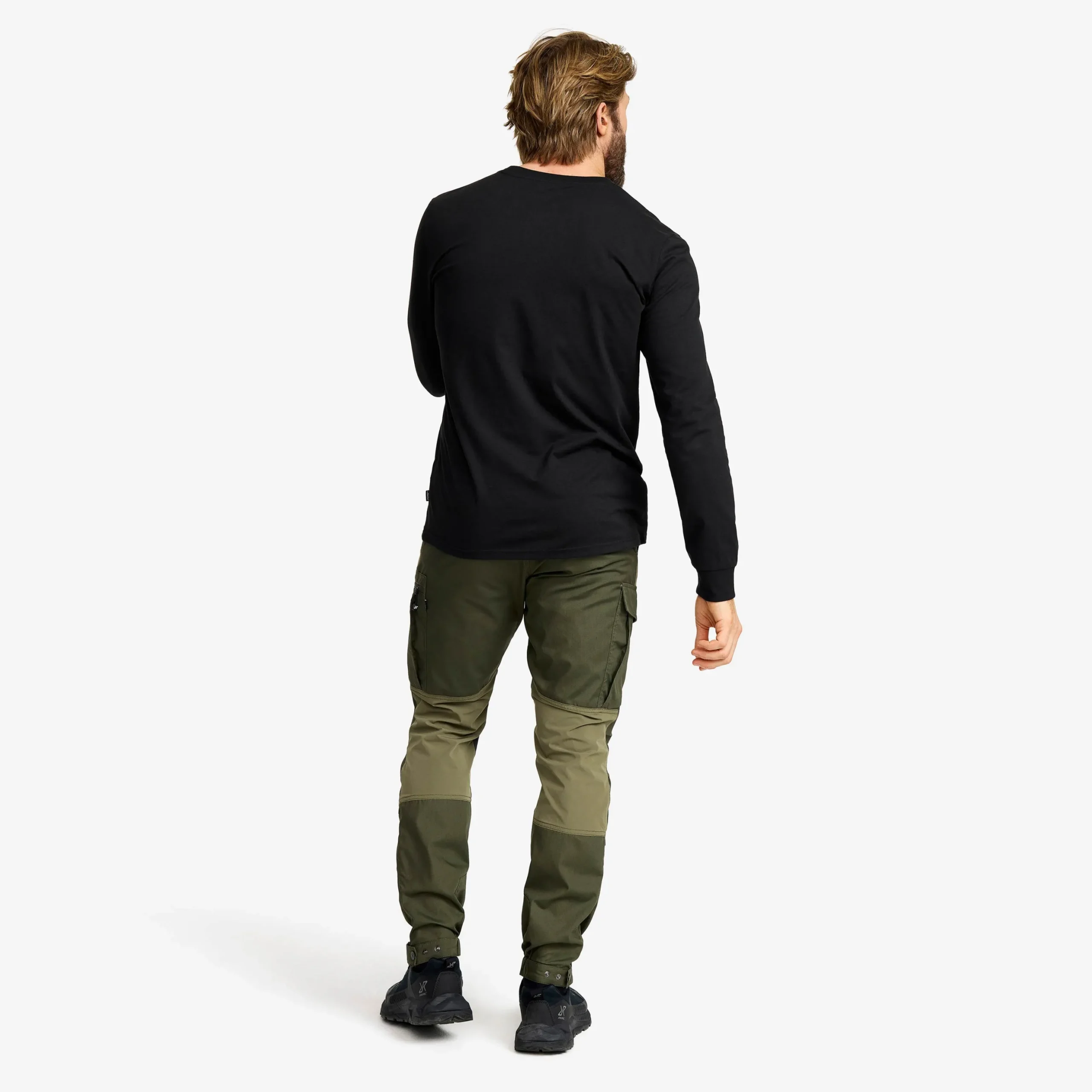 Easy Long-sleeved T-shirt Herren Black