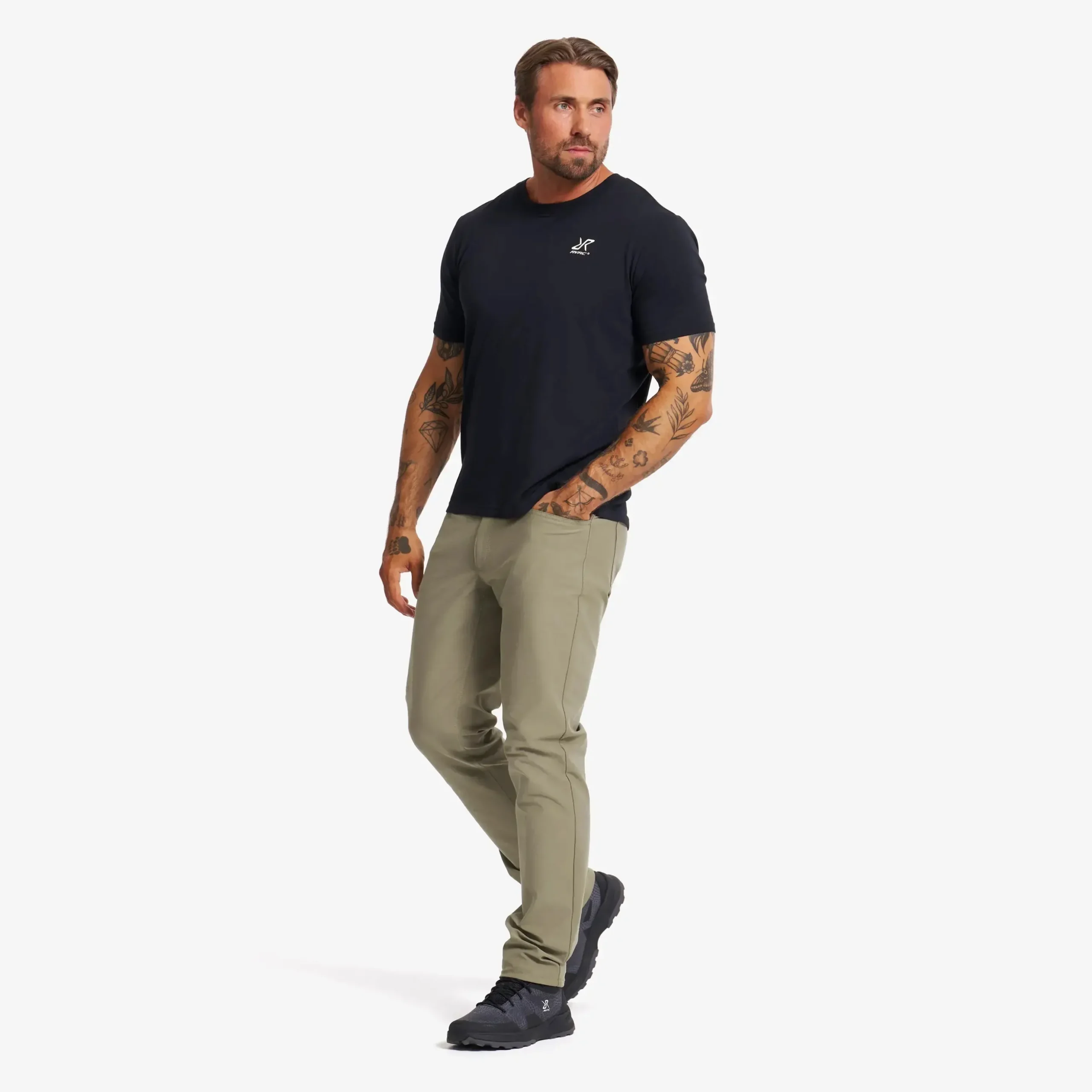 Easy 2 Pack T-shirt Herren Black