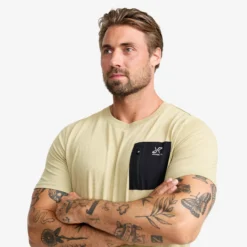 Easy Pocket T-shirt Herren Eucalyptus