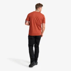 Easy Pocket T-shirt Herren Rusty Orange