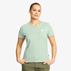 Easy Slim Fit T-shirt Damen Iceberg Green